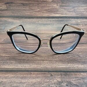 Michael Kors MK3032 Coconut Grove Cat Eye Eyeglasses Black Gold 3332 51-19-140